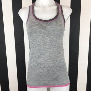 5 for $25 VSX Black White Striped Racerback Tank